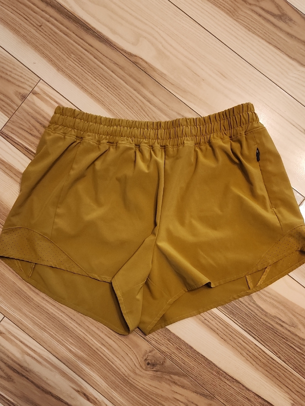 CALIA by Carrie Underwood Mustard Athletic Shorts- Small